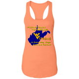 F*CKING FOLLOW the GUIDELINES WV Strong - NL1533 Ladies Ideal Racerback Tank