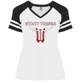 Wyatt Turner DM476 Ladies' Game V-Neck T-Shirt