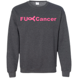 FUC< Cancer G180 Gildan Crewneck Pullover Sweatshirt  8 oz.