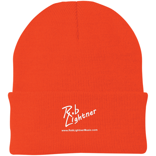 Rob Lightner White Logo CP90 Port Authority Knit Cap